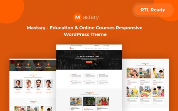 Mastary – Online Courses, LMS & Education Responsive WordPress Theme