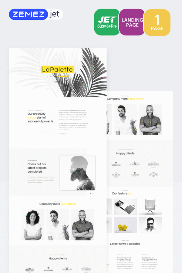 Masterity – Creative Minimal – Jet Elementor Kit