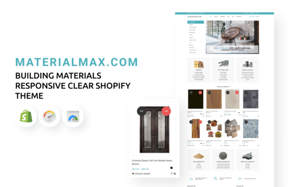Materialmax – Building Materials Responcive Clear Shopify Theme