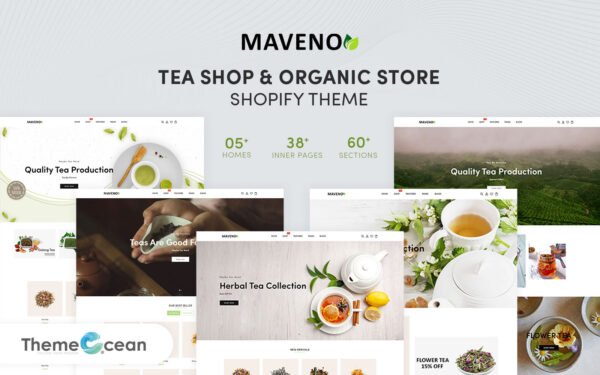 Maveno – Tea Shop & Organic Store Responsive Shopify Theme