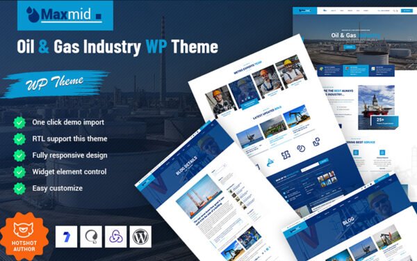 Maxmid – Oil & Gas Industry WordPress Theme