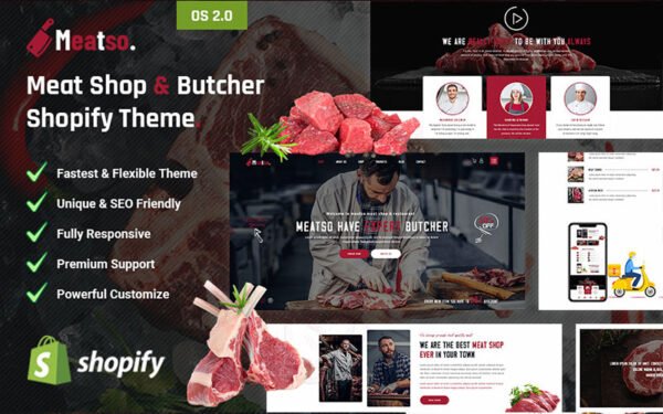 Meatso – Meat Shop & Butcher Shopify Theme