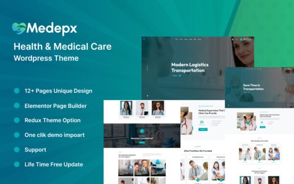 Medepx – Health And Medical Care Wordpress Theme WordPress Theme