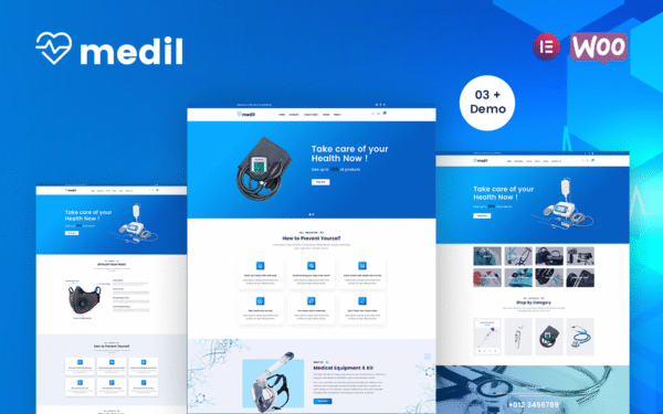 Medil – Medical WooCommerce WordPress Theme WooCommerce Theme