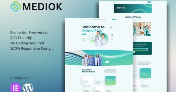 Mediok – Medical Elementor Template Kit