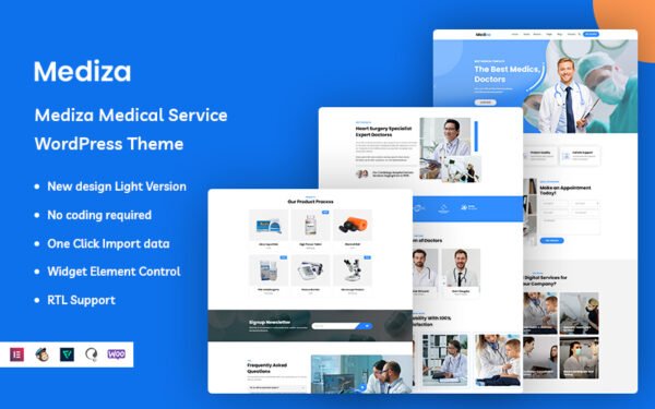 Mediza – Medical Service WordPress Theme