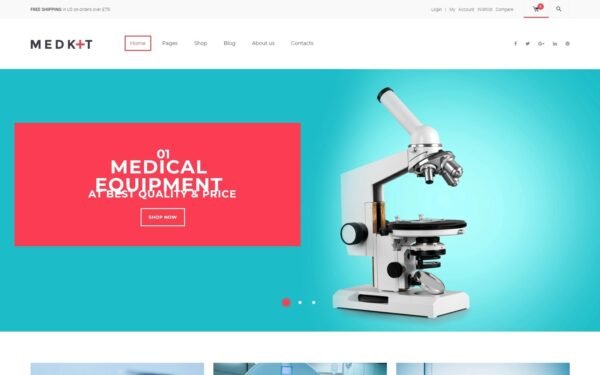 MedKit – Medical Equipment WooCommerce Theme