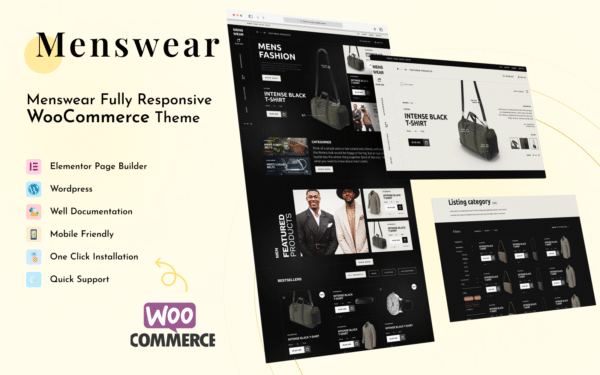 Menswear – Multipurpose WooCommerce Wordpress Theme WooCommerce Theme
