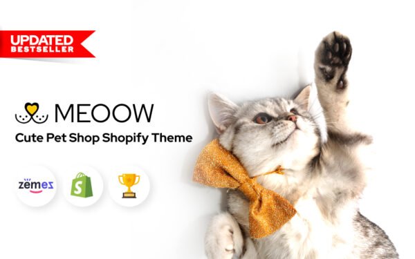 Meoow – Cute Pet Shop Shopify Theme