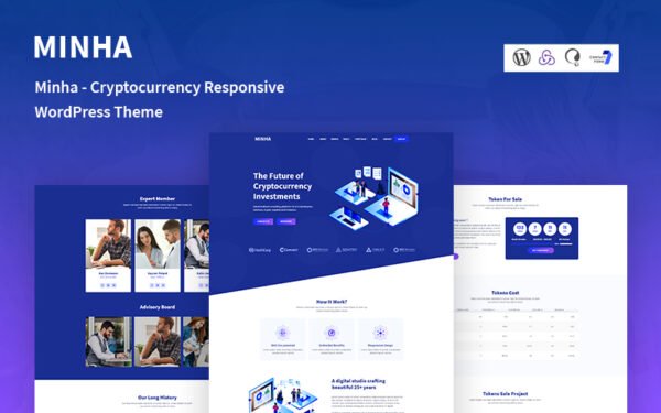 Minha – Cryptocurrency Responsive WordPress Theme