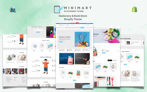 Mini Mart – Stationery & Books Store Shopify Theme