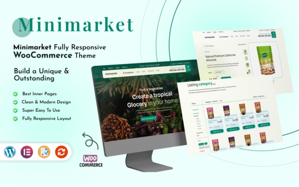 Minimarket – Online Food Store WooCommerce Theme