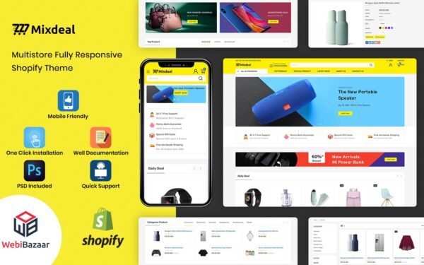 Mixdeal – Minimal Modern Shopify Theme