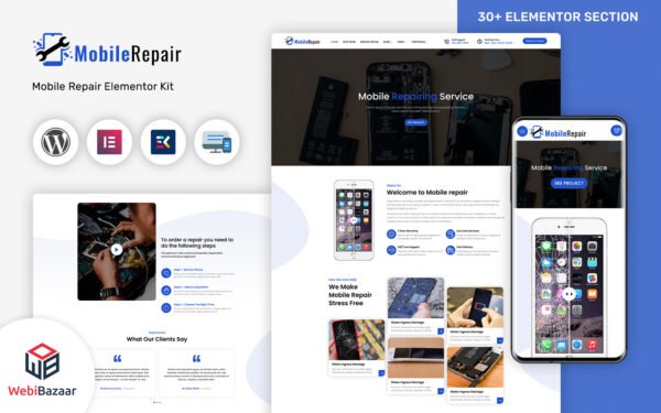 MobileRepair – Mobile Repair & Computer Services WordPress Template WordPress Theme