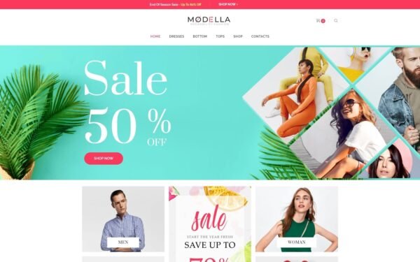 Modella – Fashion Store Elementor WooCommerce Theme