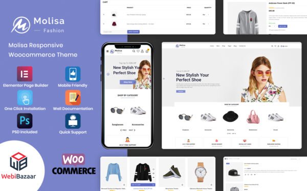 Molisa – Multi-Purpose Supermarket WooCommerce Theme