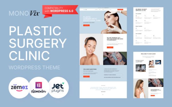 MonoVix – Plastic Surgery Clinic WordPress Theme