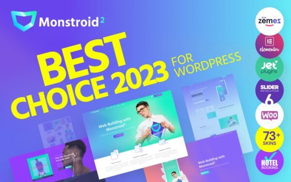 Monstroid2 – Multipurpose Modular WordPress Elementor Theme WordPress Theme