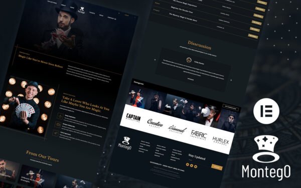 Montego – Magic & Illusionists WordPress Theme
