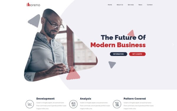 Moreno – Modern Business WordPress Theme