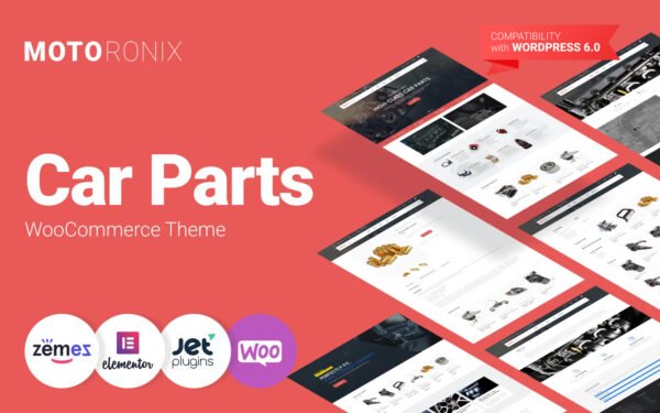 Motoronix – Car Parts Elementor WooCommerce Theme