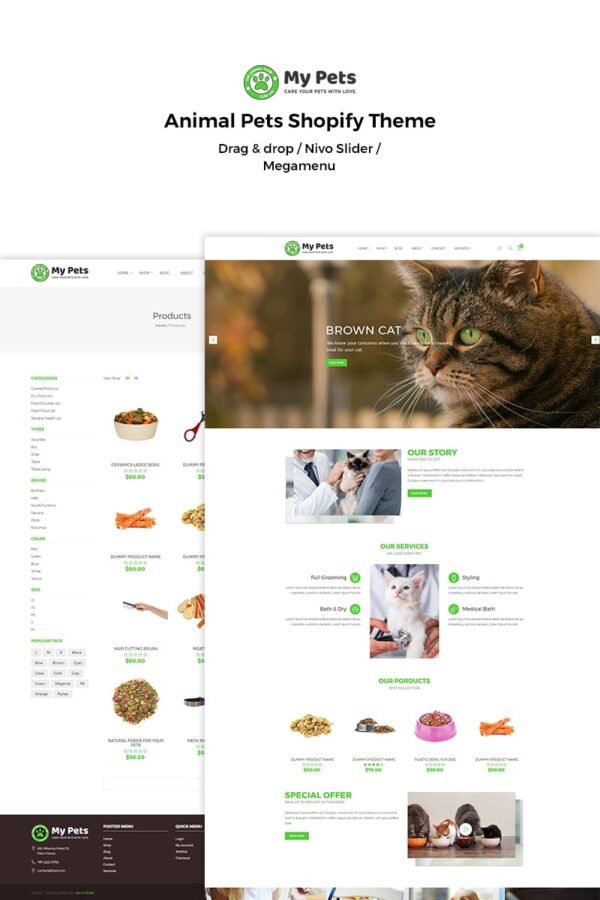 My Pets – Animal Pets Shopify Theme