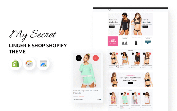 My Secret – Lingerie Shop Shopify Theme