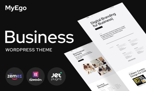 MyEgo – Business Website WordPress Theme
