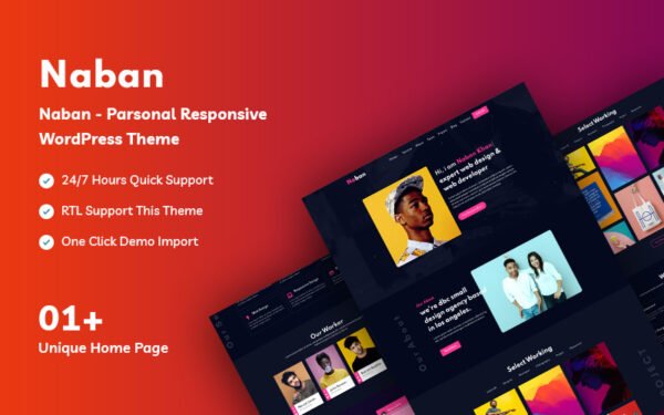 Naban – Personal Responsive WordPress Theme