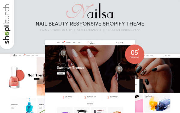 Nailsa – Nail Beauty Responsive Shopify Theme