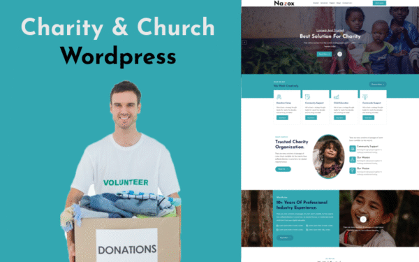 Nazox – Charity Nonprofit/Donation WordPress Theme
