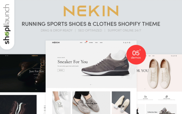 Nekin – Running Shoes, Sports Shoes & Clothes Shopify Theme