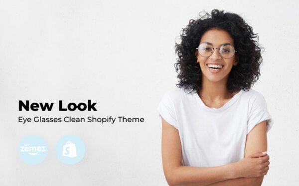 New Look – Eye Glasses Clean Shopify Theme