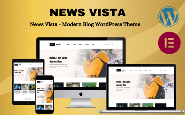 News Vista – Modern Blog WordPress Theme