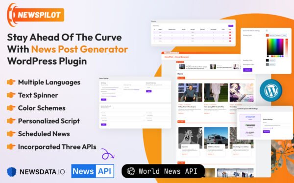 NewsPilot AI – Automatic News Post Generator WordPress Plugin