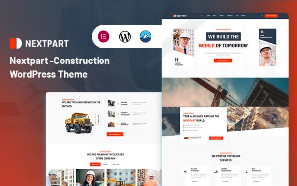 Nextpart – Construction WordPress Theme
