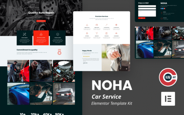 Noha – Car Service Elementor Kit