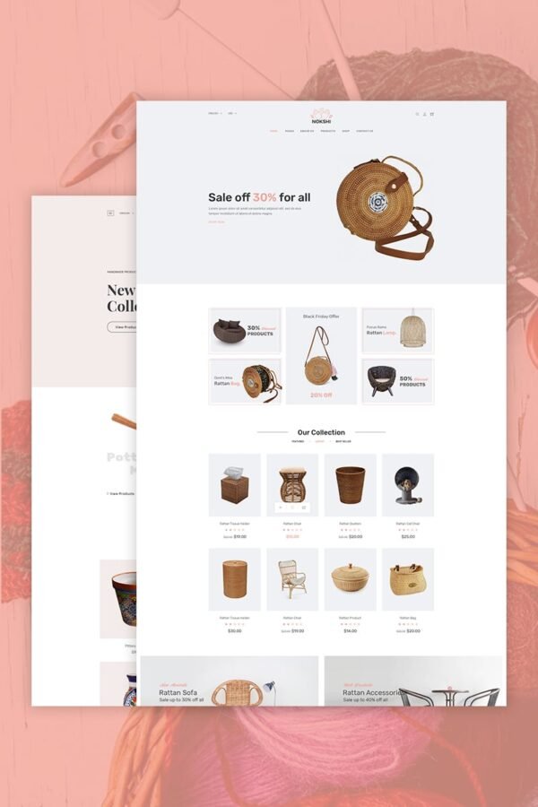 Nokshi – Handmade & Craft Shopify Theme