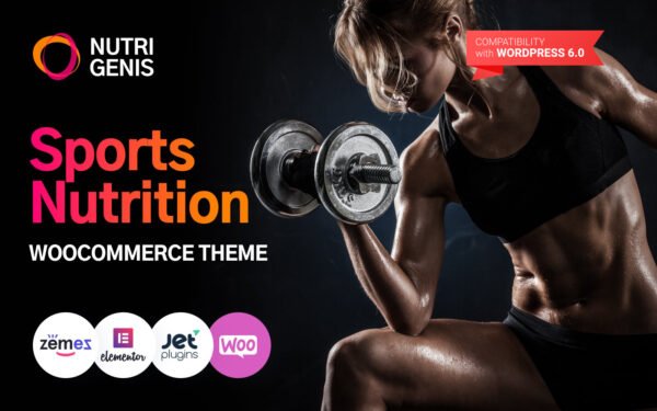 Nutrigenis – Sports Nutrition WordPress Theme