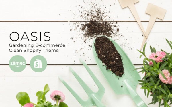 OASIS – Gardening E-commerce Clean Shopify Theme