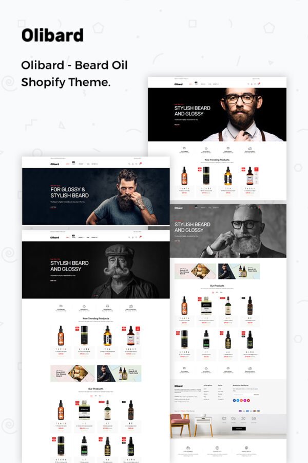 Olibard – Beard Oil Shopify Theme