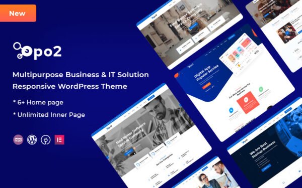 Opo2 – Multipurpose Business and It Solution WordPress Theme