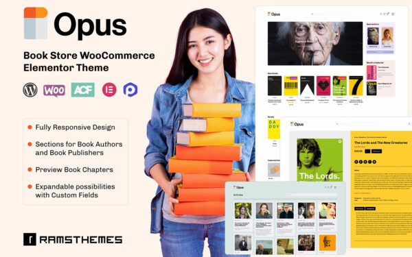 OPUS – Book Store WooCommerce Theme