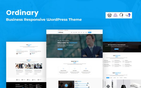 Ordinary – Business Responsive WordPress Theme