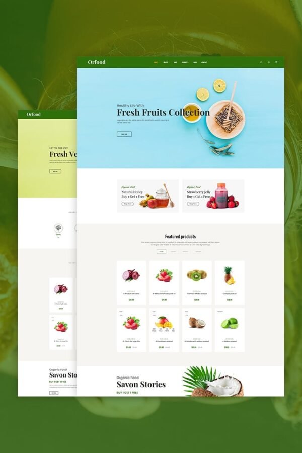 Orfood – Organic Food Shopify Theme