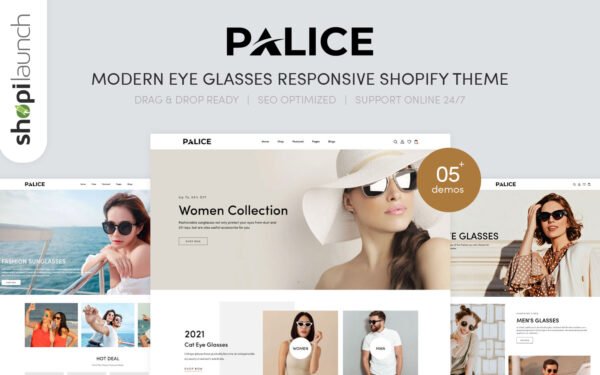 Palice – Modern Eye Glasses Responsive Shopify Theme