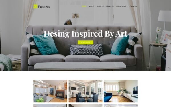 Panorax – Interior Design Multipurpose Modern WordPress Elementor Theme WordPress Theme