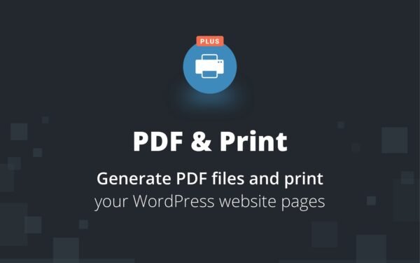 PDF & Print Plus WordPress Plugin