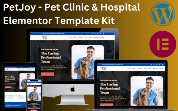 PetJoy – Pet Clinic & Hospital Elementor WordPress Theme