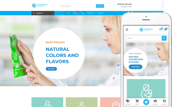 Phamaci – Theme For Medicine & Healthcare WooCommerce Theme